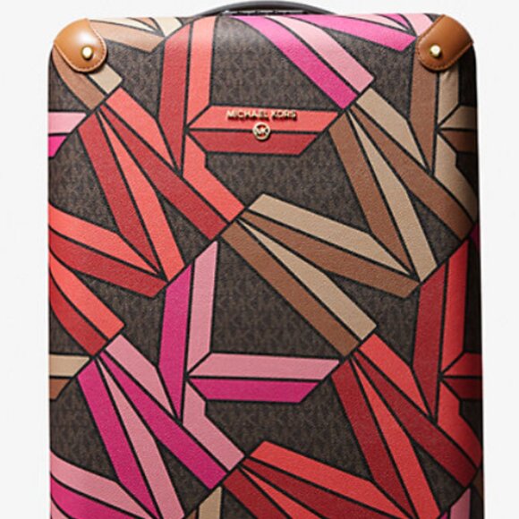 Michael Kors Jet Set Travel Small Graphic Logo Suitcase - PRICE IS FIRM - Picture 1 of 9